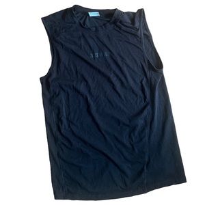 GYMSHARK Black Muscle Tank Small